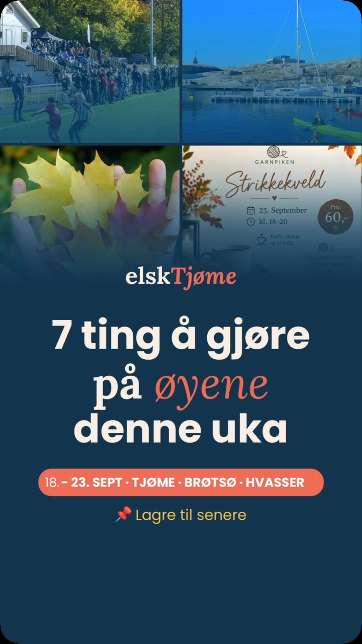 Tror du det er stille på øyene når sommeren er over? Tenk igjen 😉 Denne uka kan…